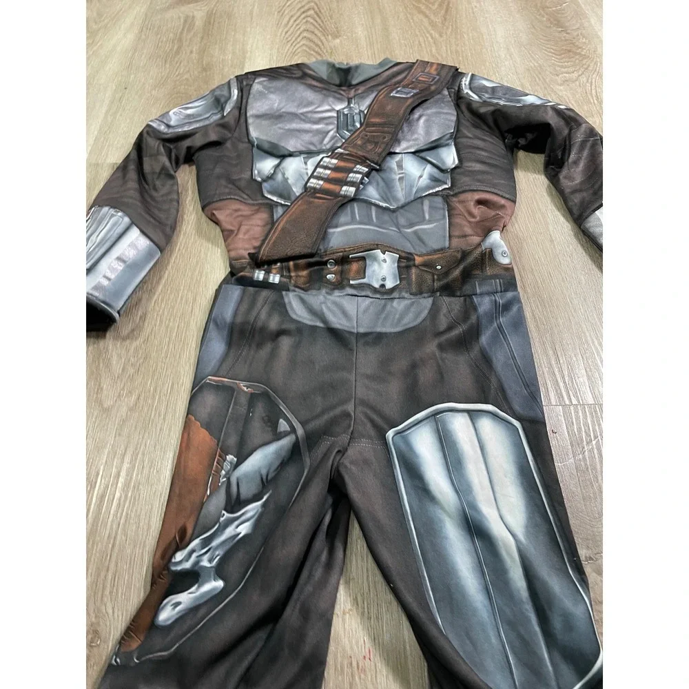Star Wars The Mandalorian Beskar Armor Child Costume Medium Halloween Boys - Picture 11 of 12
